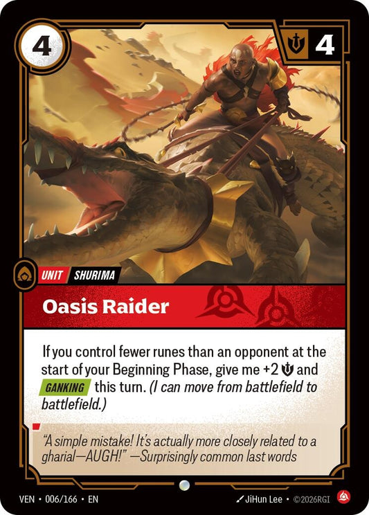 Image for Oasis Raider [006/166] (VEN) - Riftbound: League of Legends Trading Card Game