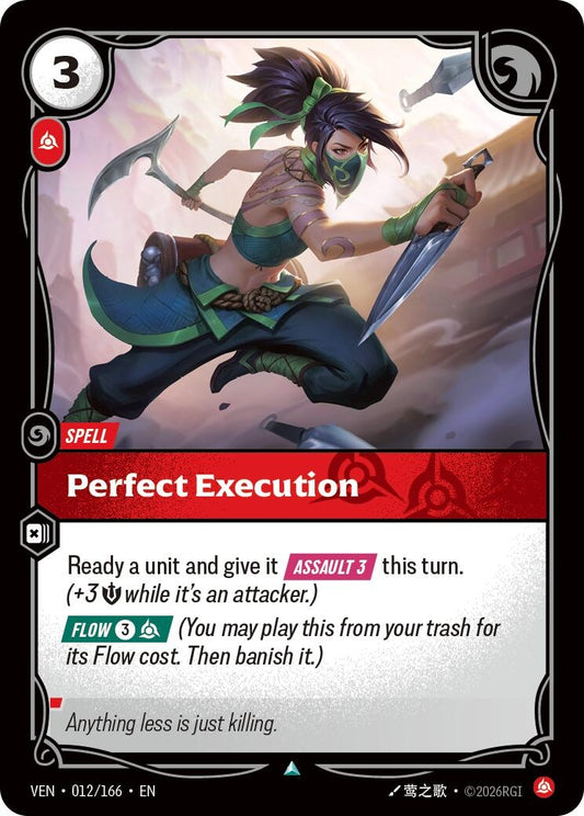 Image for Perfect Execution [012/166] (VEN) - Riftbound: League of Legends Trading Card Game