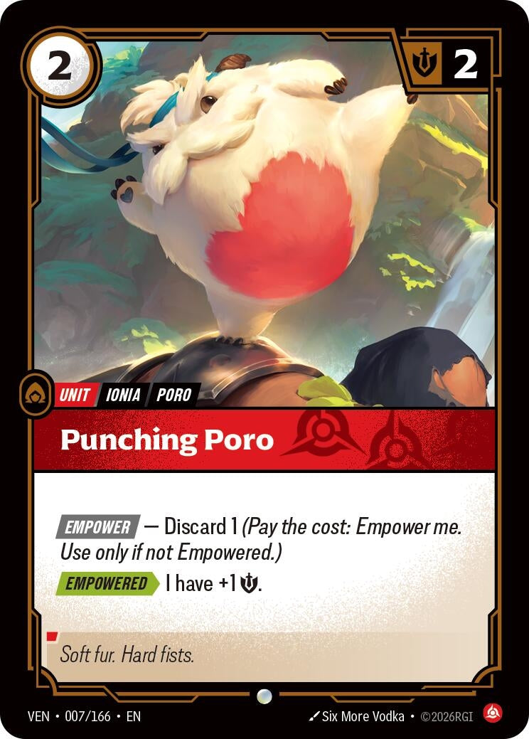 Image for Punching Poro [007/166] (VEN) - Riftbound: League of Legends Trading Card Game