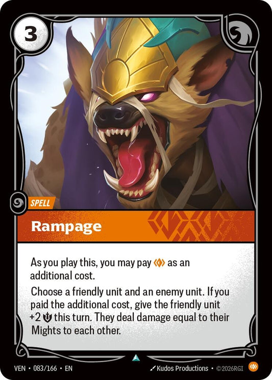 Image for Rampage [083/166] (VEN) - Riftbound: League of Legends Trading Card Game