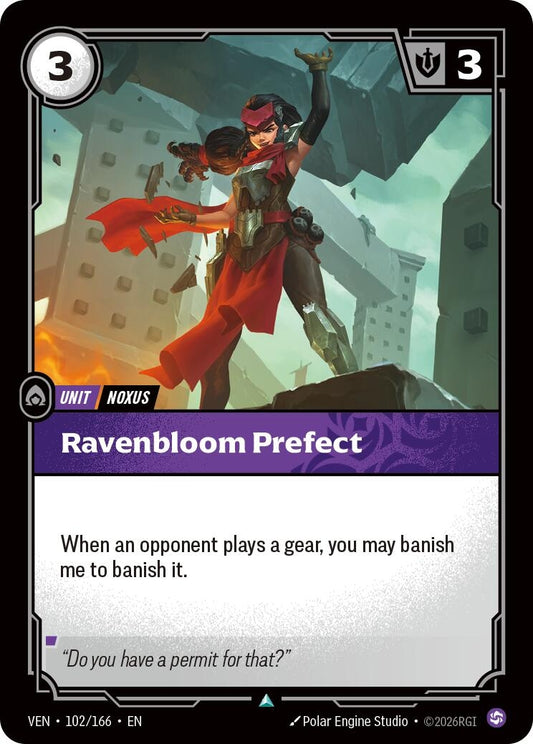 Image for Ravenbloom Prefect [102/166] (VEN) - Riftbound: League of Legends Trading Card Game