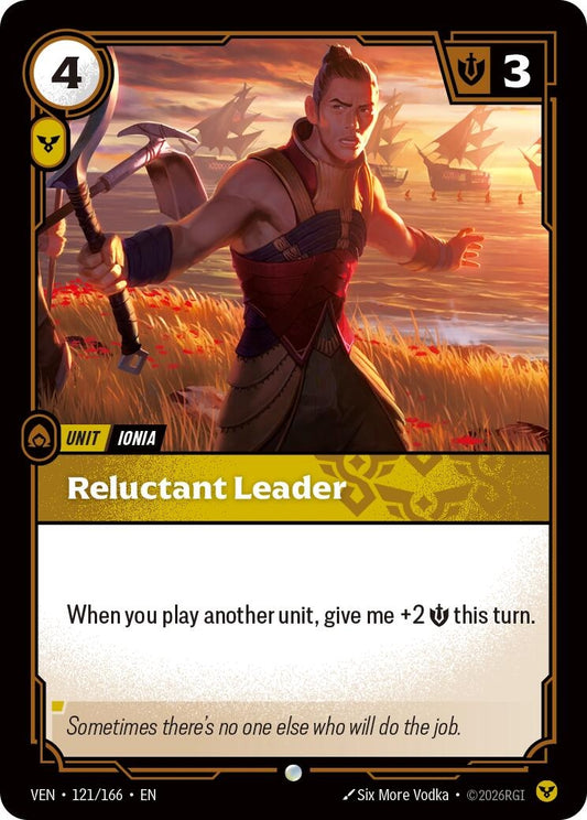 Image for Reluctant Leader [121/166] (VEN) - Riftbound: League of Legends Trading Card Game