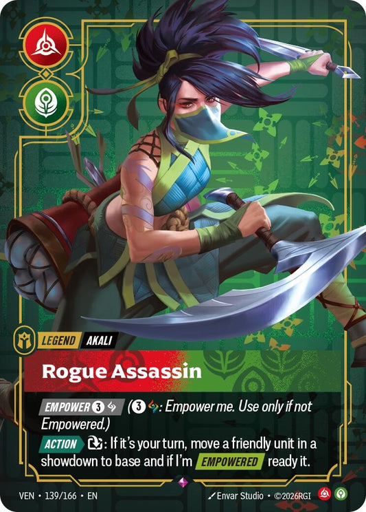 Image for Akali - Rogue Assassin [139/166] (VEN) - Riftbound: League of Legends Trading Card Game