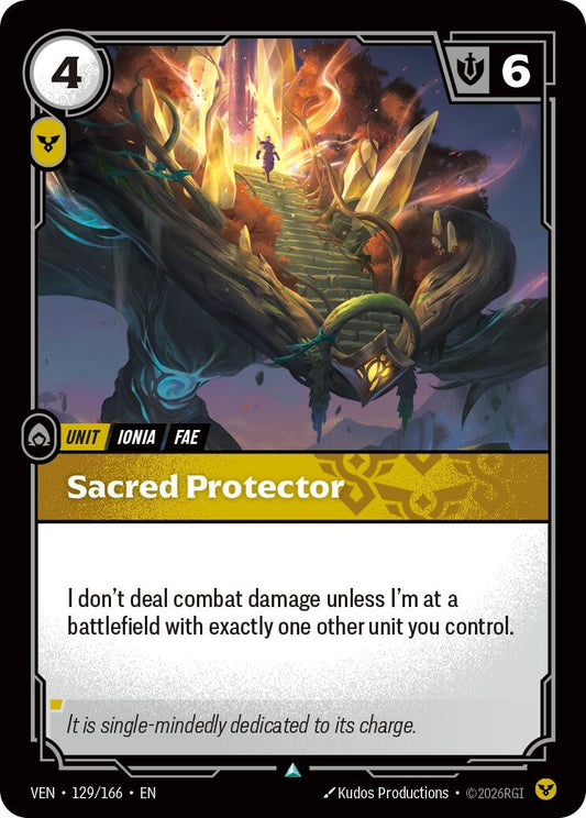 Image for Sacred Protector [129/166] (VEN) - Riftbound: League of Legends Trading Card Game