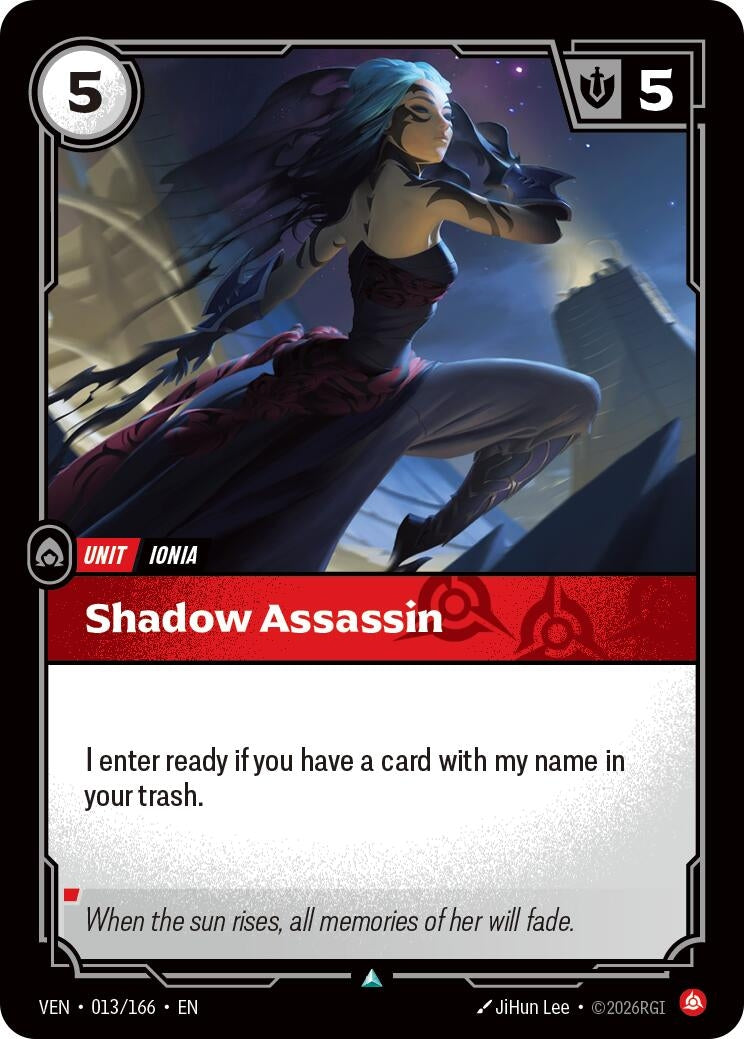 Image for Shadow Assassin [013/166] (VEN) - Riftbound: League of Legends Trading Card Game