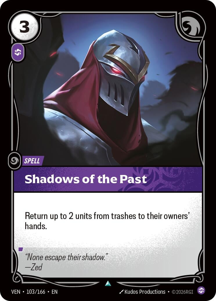 Image for Shadows of the Past [103/166] (VEN) - Riftbound: League of Legends Trading Card Game