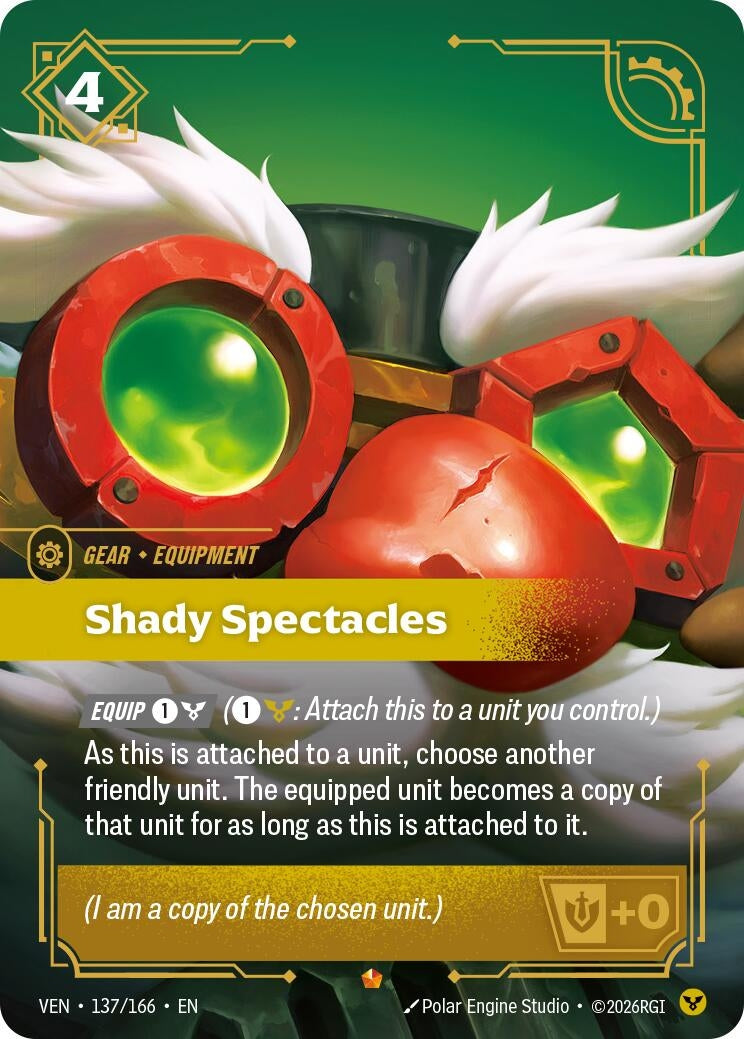 Image for Shady Spectacles [137/166] (VEN) - Riftbound: League of Legends Trading Card Game