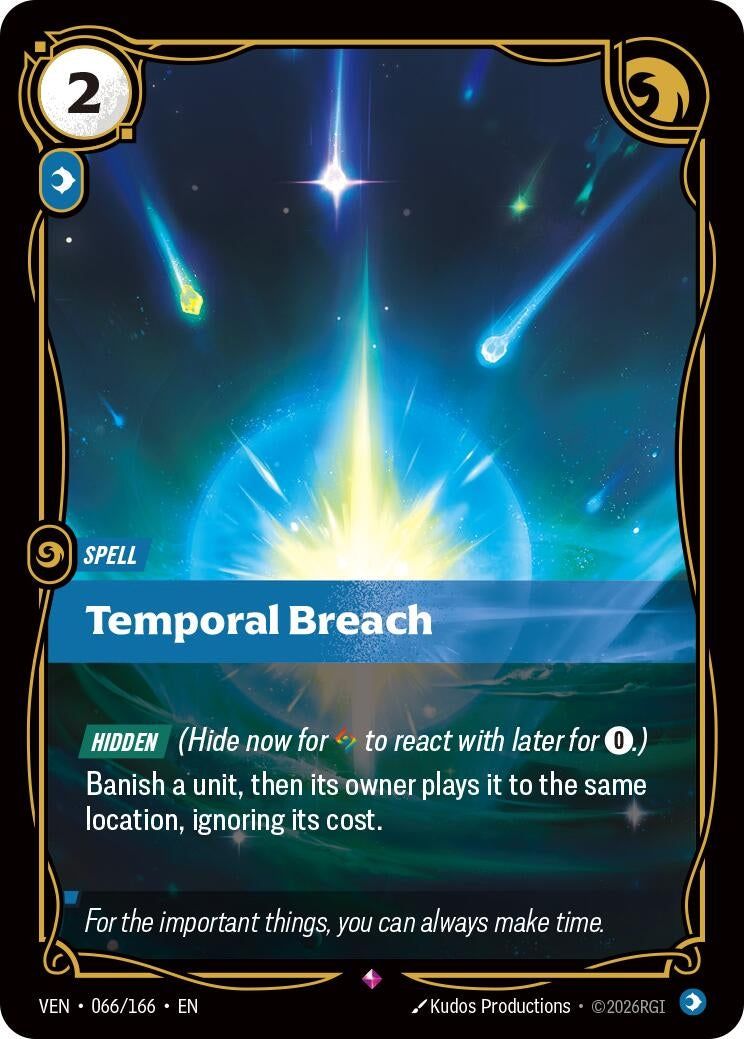 Image for Temporal Breach [066/166] (VEN) - Riftbound: League of Legends Trading Card Game