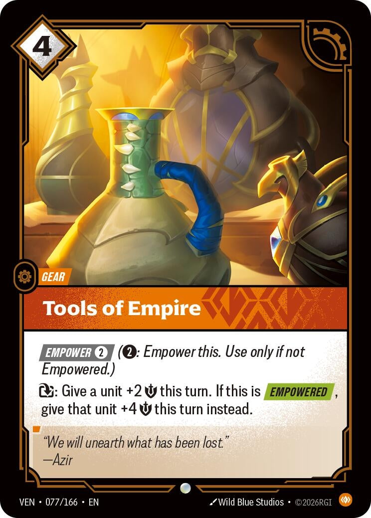 Image for Tools of Empire [077/166] (VEN) - Riftbound: League of Legends Trading Card Game