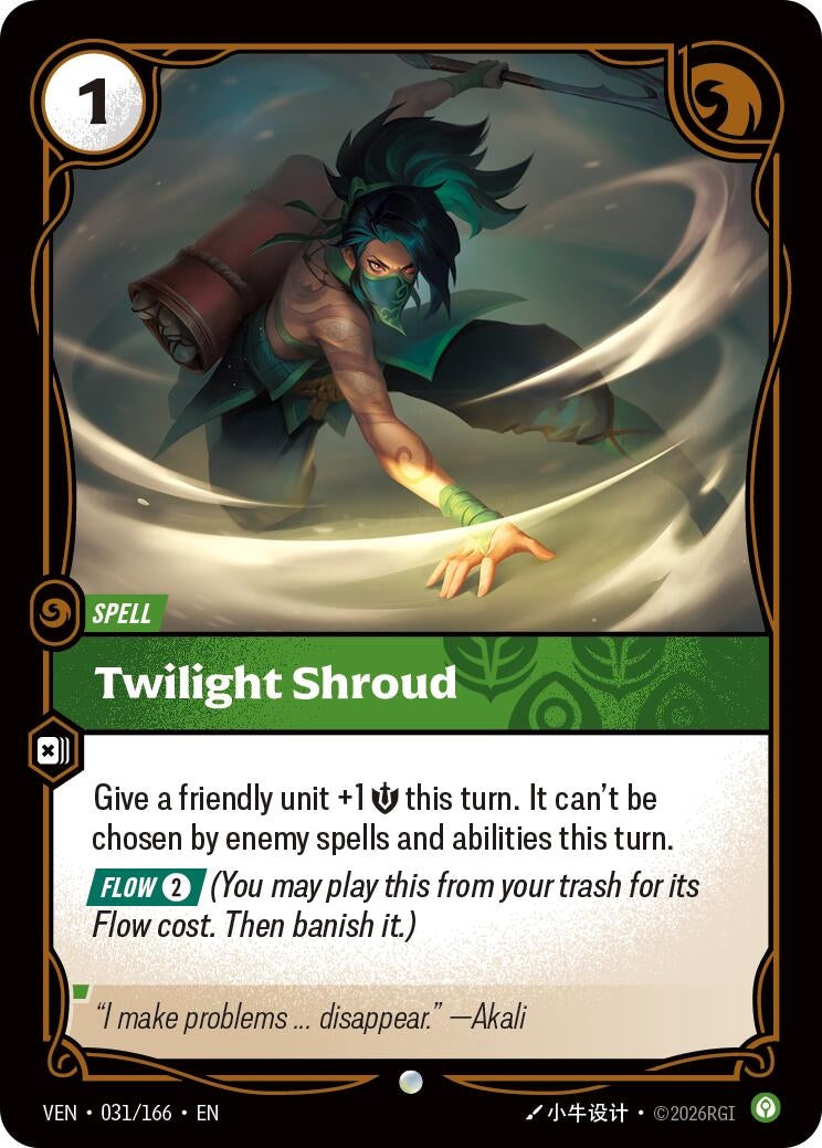 Image for Twilight Shroud [031/166] (VEN) - Riftbound: League of Legends Trading Card Game