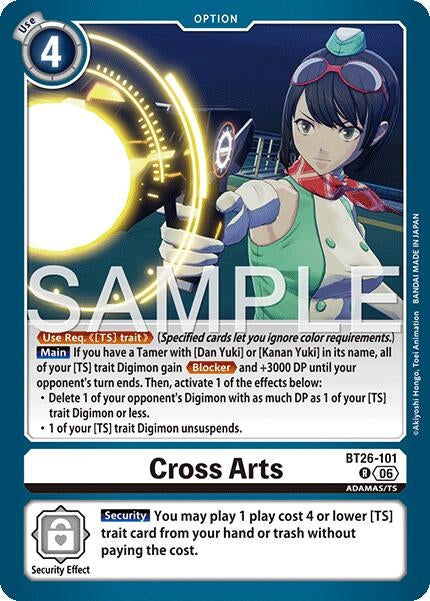 Image for Cross Arts [BT26-101 R] (BT-26) - Digimon Card Game