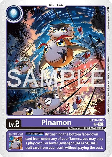 Image for Pinamon [BT26-005 C] (BT-26) - Digimon Card Game