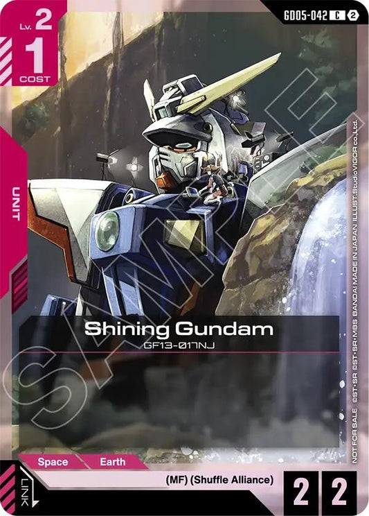 Image for Shining Gundam (GD05 Release Event) [GD05-042] (GCG-PR) - Gundam Card Game