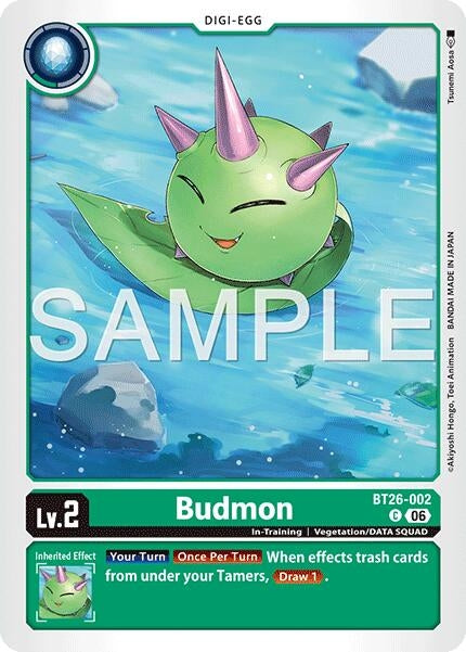 Image for Budmon [BT26-002 C] (BT-26) - Digimon Card Game