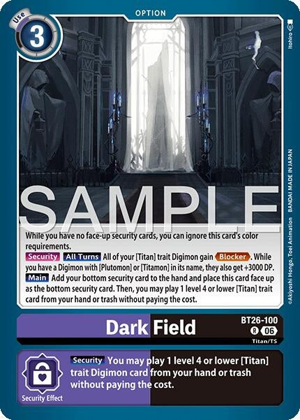 Image for Dark Field [BT26-100 R] (BT-26) - Digimon Card Game