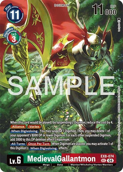 Image for MedievalGallantmon [EX8-074 SEC] (LM-08) - Digimon Card Game