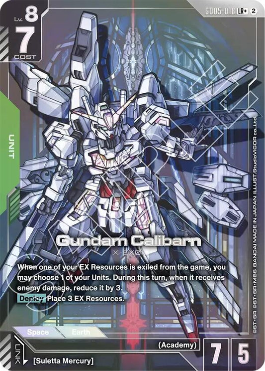 Image for Gundam Calibarn (LR+) [GD05-018] (GD05) - Gundam Card Game