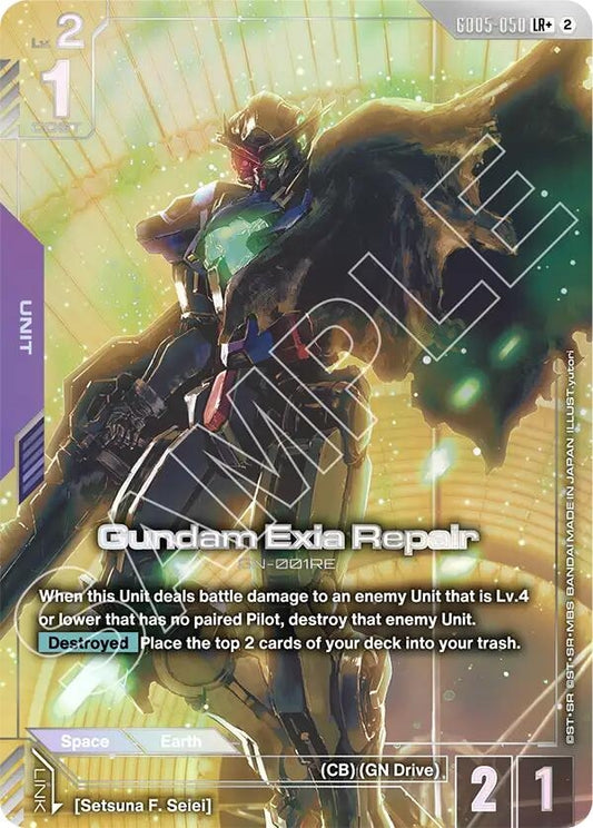 Image for Gundam Exia Repair (LR+) [GD05-050] (GD05) - Gundam Card Game