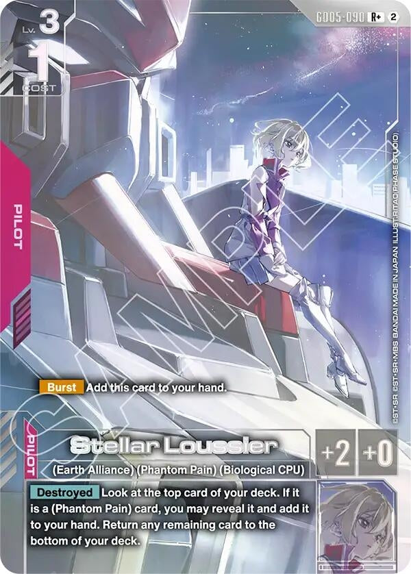 Image for Stellar Loussier (R+) [GD05-090] (GD05) - Gundam Card Game