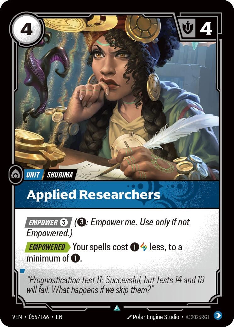 Image for Applied Researchers [055/166] (VEN) - Riftbound: League of Legends Trading Card Game