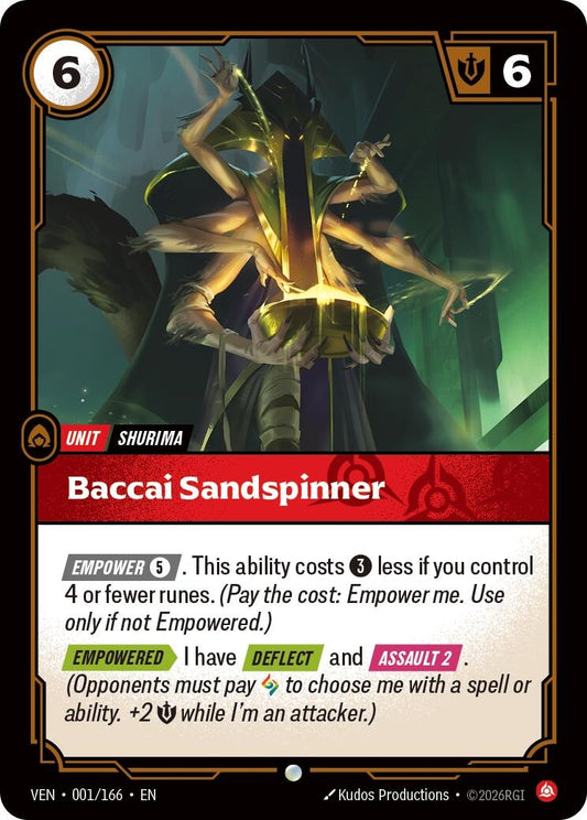 Image for Baccai Sandspinner [001/166] (VEN) - Riftbound: League of Legends Trading Card Game