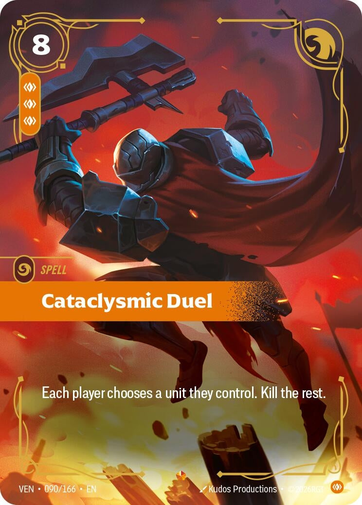 Image for Cataclysmic Duel [090/166] (VEN) - Riftbound: League of Legends Trading Card Game