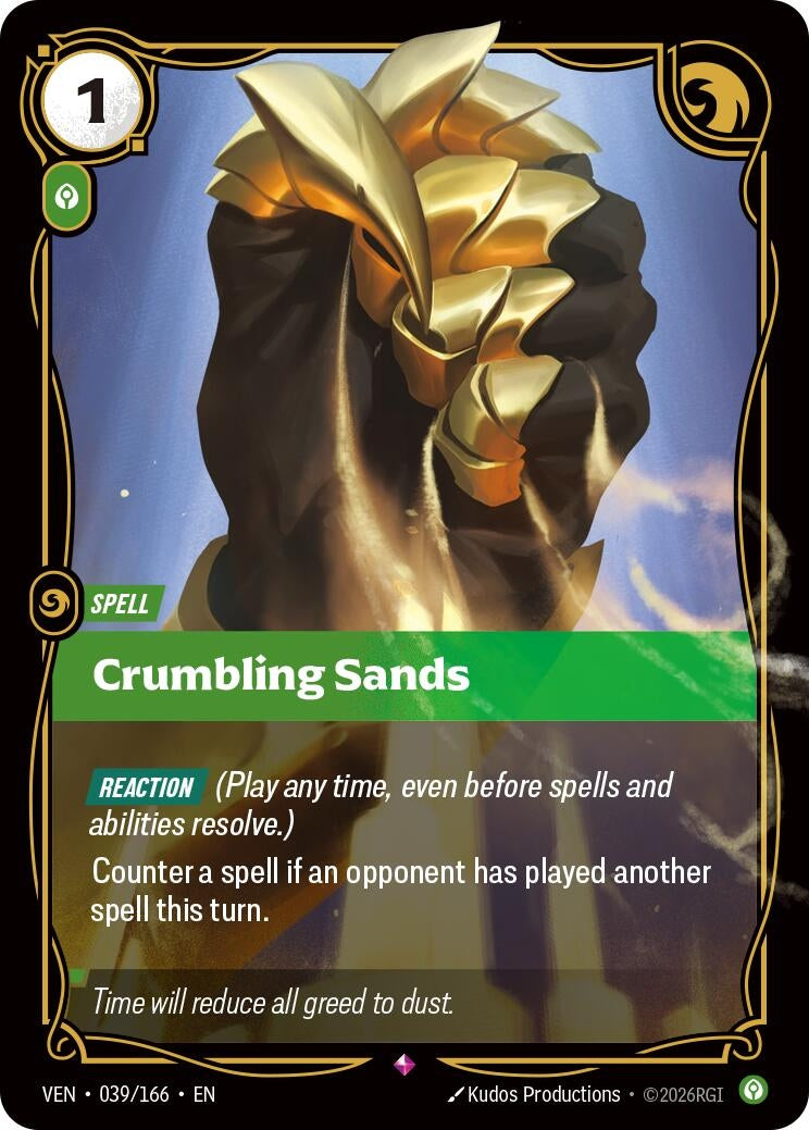 Image for Crumbling Sands [039/166] (VEN) - Riftbound: League of Legends Trading Card Game
