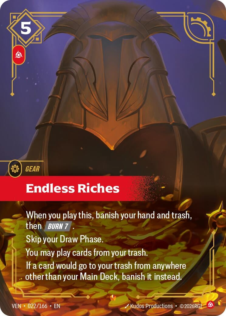 Image for Endless Riches [022/166] (VEN) - Riftbound: League of Legends Trading Card Game