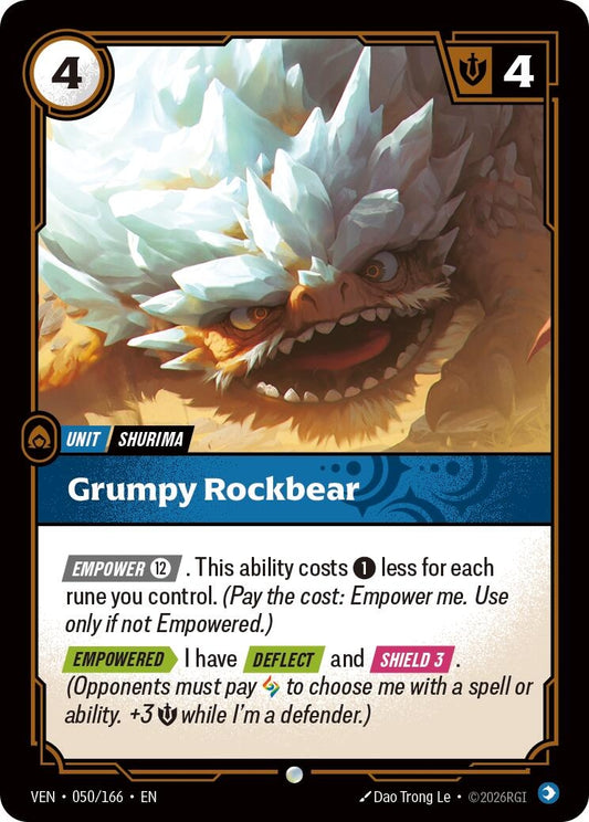 Image for Grumpy Rockbear [050/166] (VEN) - Riftbound: League of Legends Trading Card Game