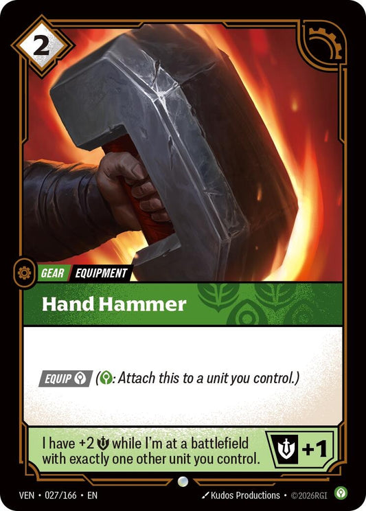 Image for Hand Hammer [027/166] (VEN) - Riftbound: League of Legends Trading Card Game