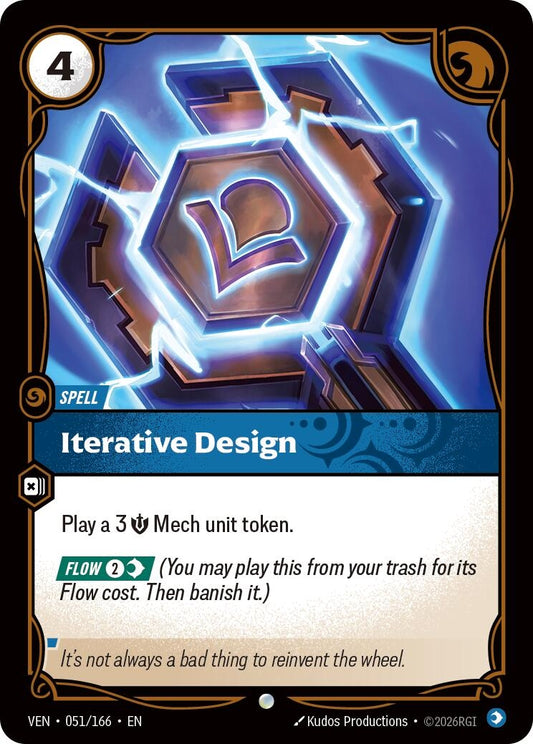 Image for Iterative Design [051/166] (VEN) - Riftbound: League of Legends Trading Card Game