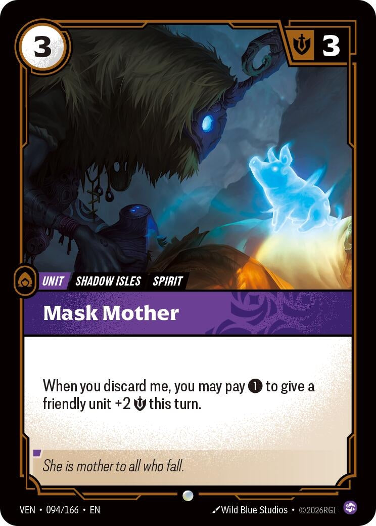Image for Mask Mother [094/166] (VEN) - Riftbound: League of Legends Trading Card Game