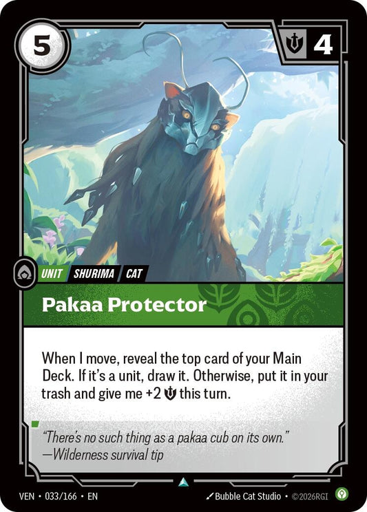 Image for Pakaa Protector [033/166] (VEN) - Riftbound: League of Legends Trading Card Game