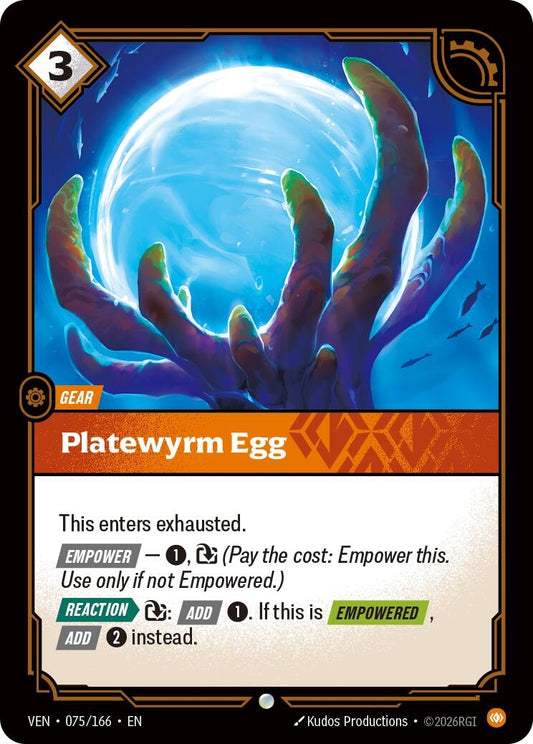 Image for Platewyrm Egg [075/166] (VEN) - Riftbound: League of Legends Trading Card Game