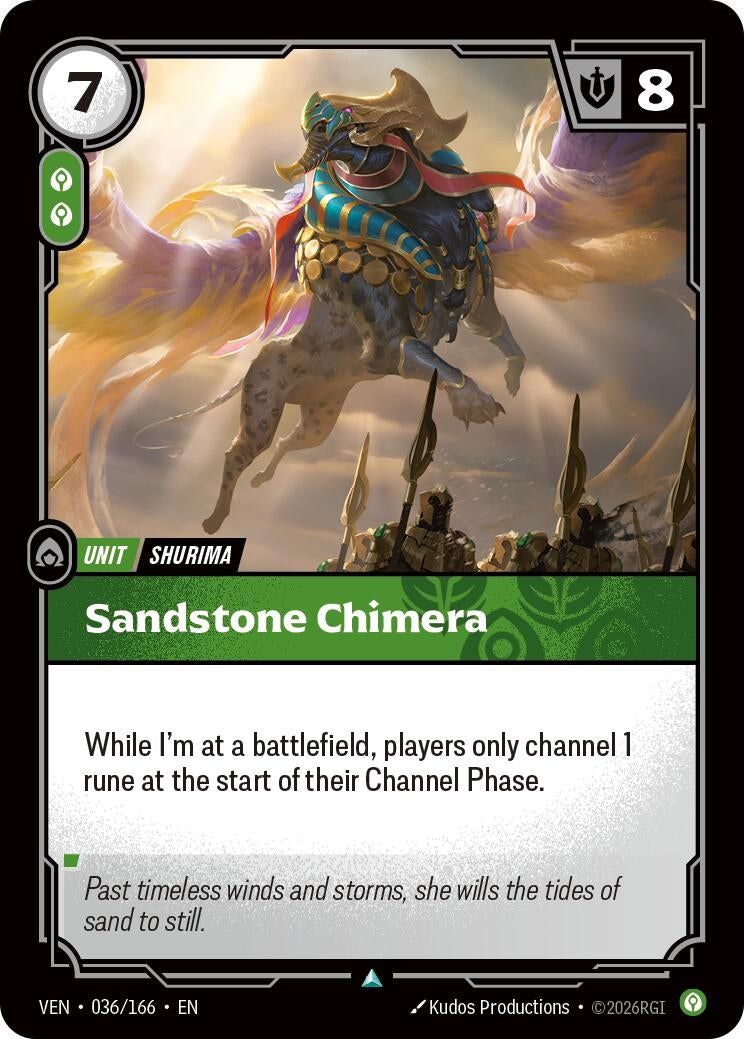 Image for Sandstone Chimera [036/166] (VEN) - Riftbound: League of Legends Trading Card Game