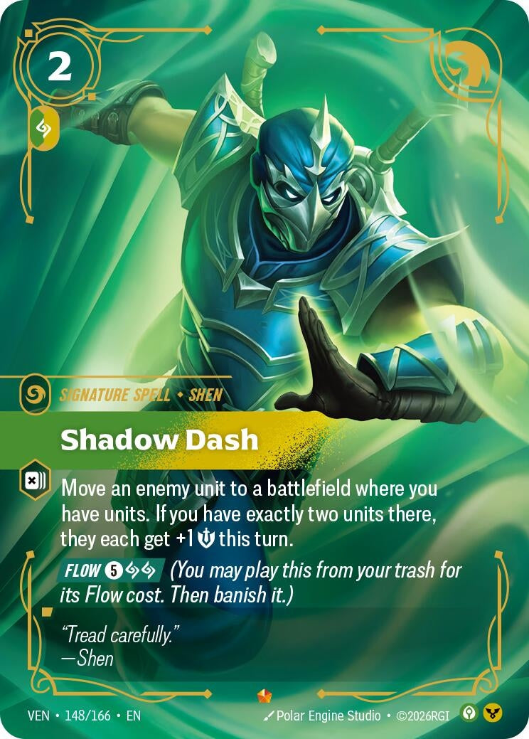 Image for Shadow Dash [148/166] (VEN) - Riftbound: League of Legends Trading Card Game