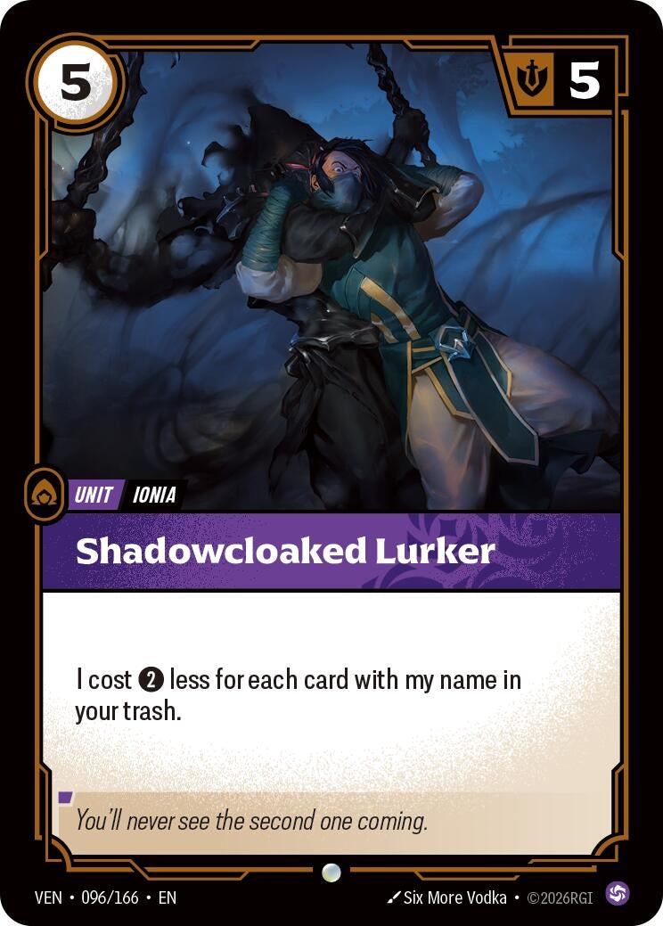 Image for Shadowblade Lurker [096/166] (VEN) - Riftbound: League of Legends Trading Card Game