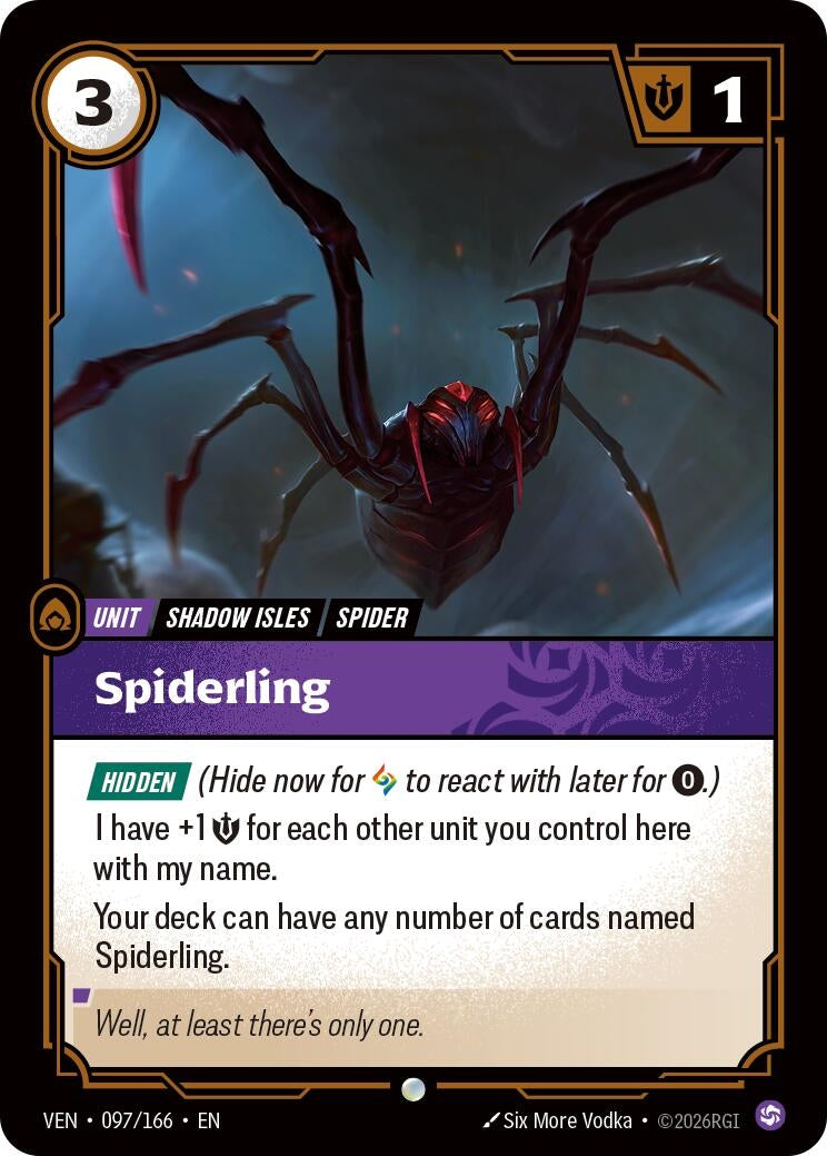 Image for Spiderling [097/166] (VEN) - Riftbound: League of Legends Trading Card Game