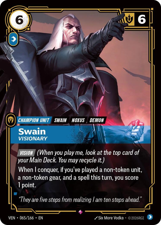 Image for Swain, Visionary [065/166] (VEN) - Riftbound: League of Legends Trading Card Game