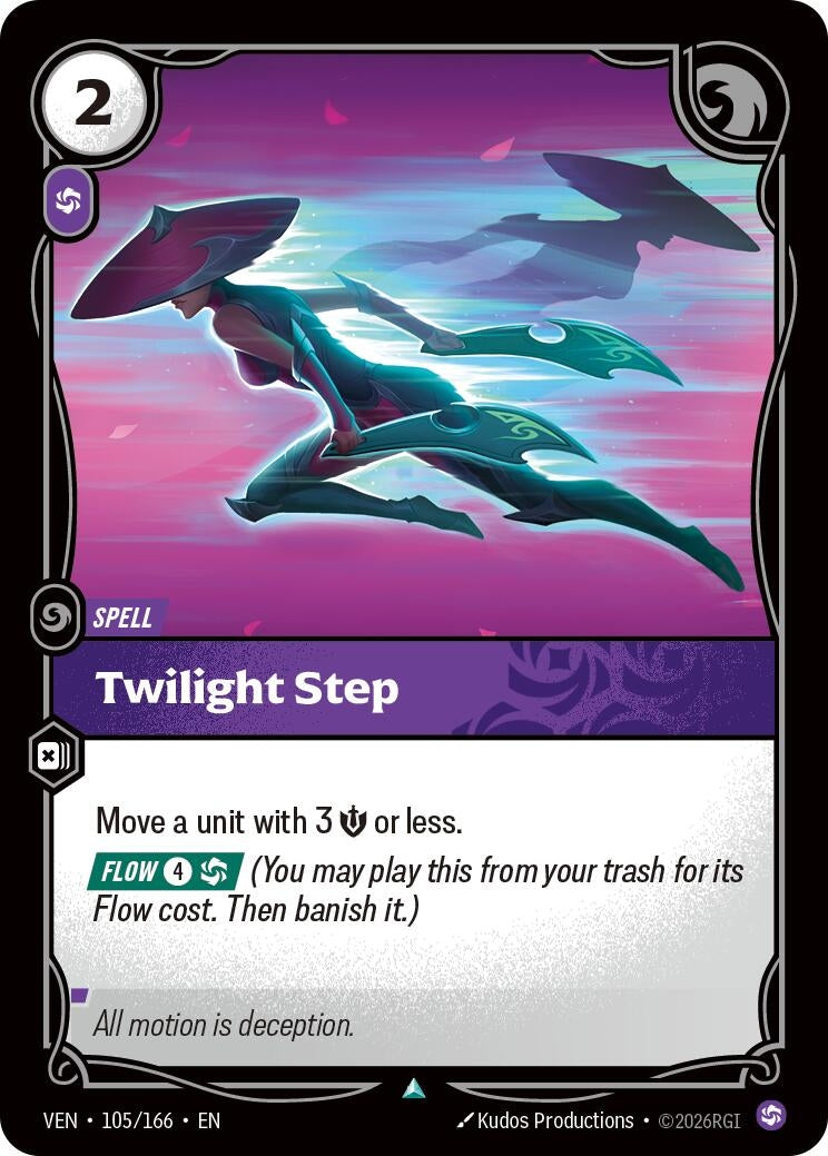 Image for Twilight Step [105/166] (VEN) - Riftbound: League of Legends Trading Card Game