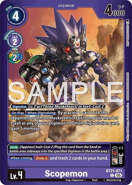 Image for Scopemon [BT21-071 C] (LM-08) - Digimon Card Game