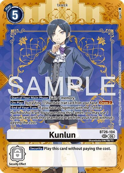 Image for Kunlun [BT26-104 SEC] (BT-26) - Digimon Card Game