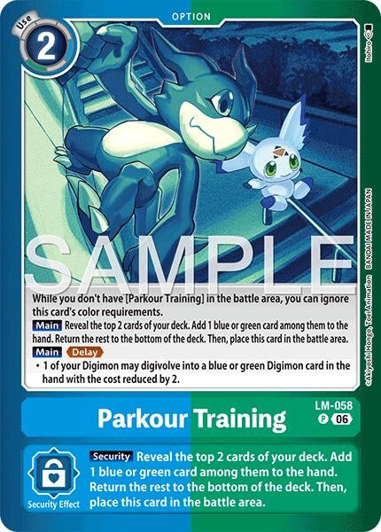 Image for Parkour Training [LM-058 P] (LM-08) - Digimon Card Game