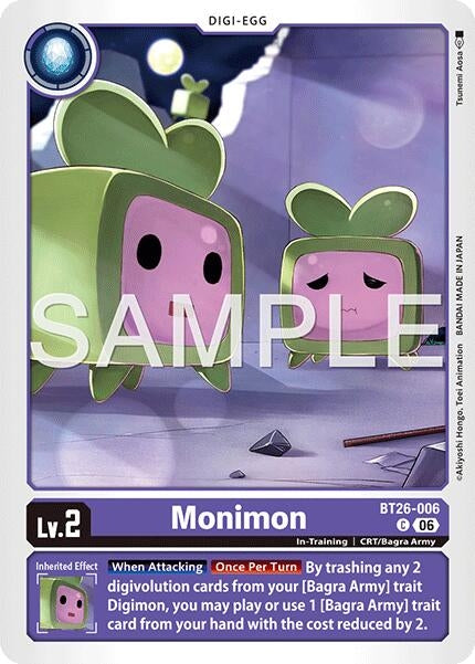 Image for Monimon [BT26-006 C] (BT-26) - Digimon Card Game