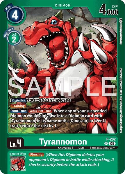 Image for Tyrannomon [P-202 P] (LM-08) - Digimon Card Game