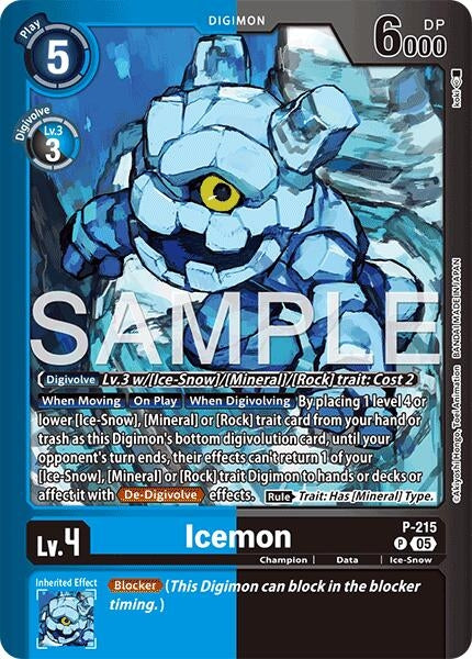 Image for Icemon [P-215 P] (LM-08) - Digimon Card Game