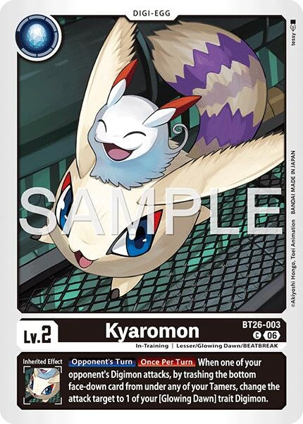 Image for Kyaromon [BT26-003 C] (BT-26) - Digimon Card Game