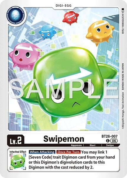 Image for Swipemon [BT26-007 C] (BT-26) - Digimon Card Game