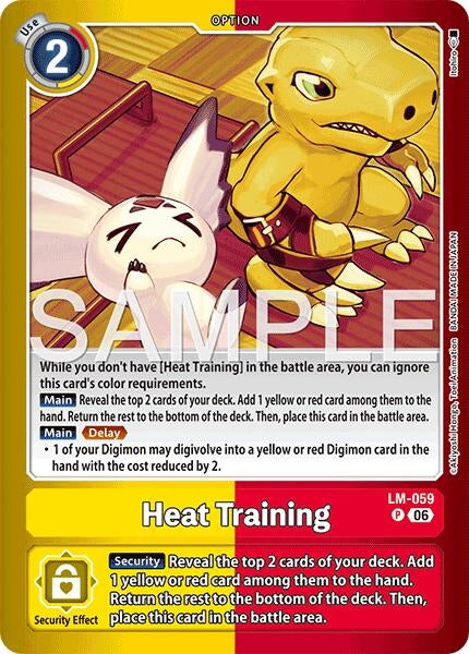 Image for Heat Training [LM-059 P] (LM-08) - Digimon Card Game