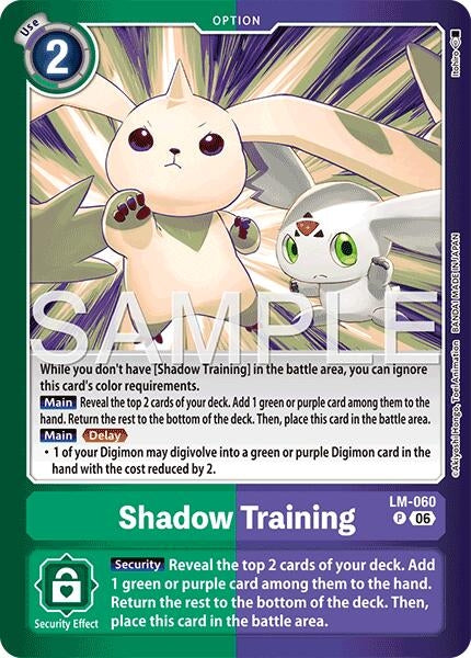 Image for Shadow Training [LM-060 P] (LM-08) - Digimon Card Game